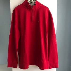 Tommy Hilfiger Men’s Long Sleeve Pullover XXL Red